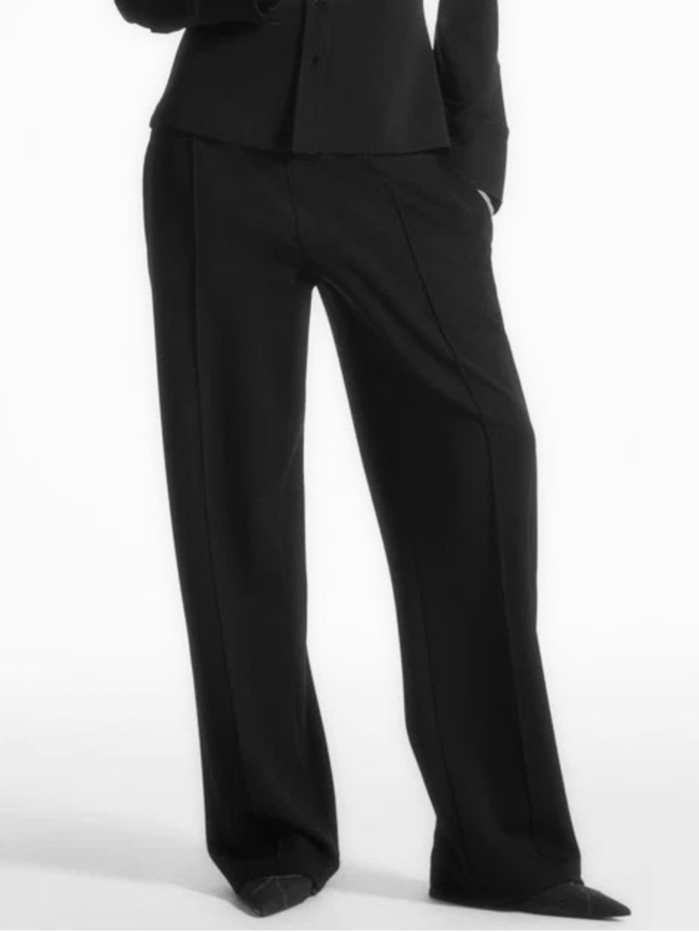NWT COS straight leg pintucked joggers XS